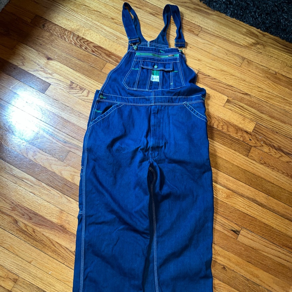Blue Denim Overalls- 38 x 32